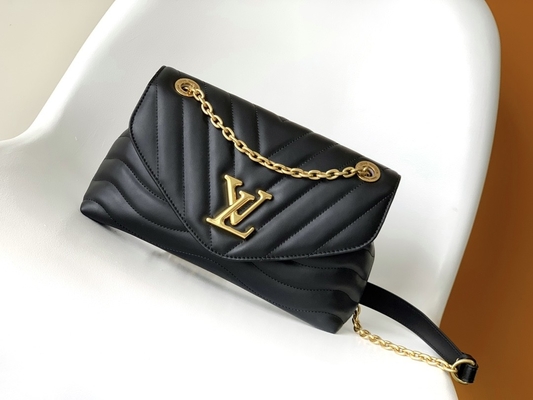 El LV Preloved calificó el bolso M58549 New Wave el bolso de cadena