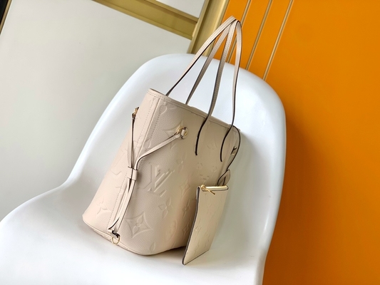 Preloved calificó la lona Neverfull milímetro Tote Bag beige del monograma