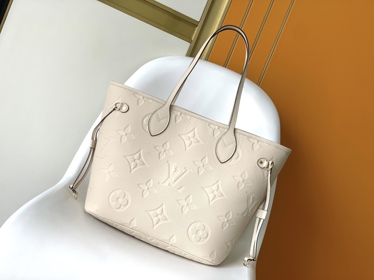 Preloved calificó la lona Neverfull milímetro Tote Bag beige del monograma