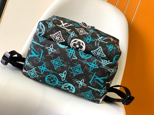 Verde multicolor del bolso de la pintada de Brand Backpack LV del diseñador del descubrimiento
