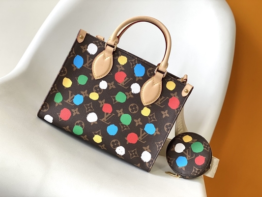 Monograma del LV X Yayoi Preloved Branded Bag Kusama OnTheGoMM multicolor
