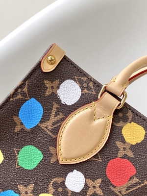Monograma del LV X Yayoi Preloved Branded Bag Kusama OnTheGoMM multicolor