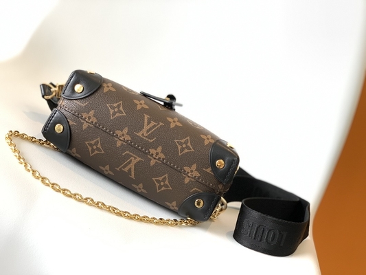 Negro menudo de Brown del monograma de Louis Vuitton Custom Branded Bags Malle Souple Empreinte
