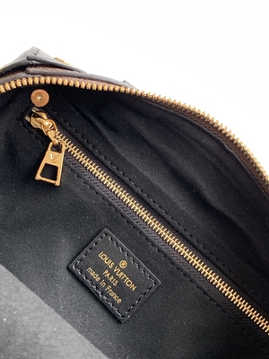 Negro menudo de Brown del monograma de Louis Vuitton Custom Branded Bags Malle Souple Empreinte
