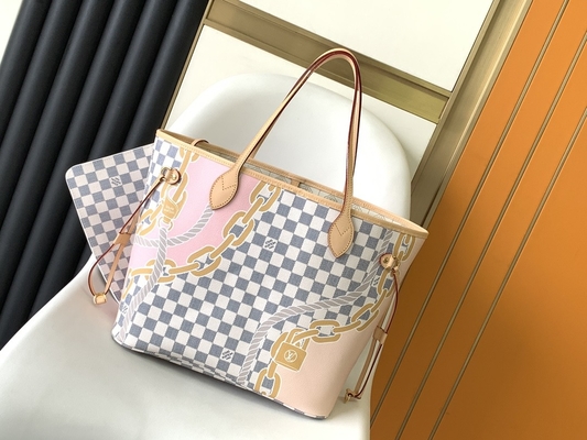 Tahití limitó bolsos calificados de encargo Louis Vuitton Neverfull a cuadros milímetro