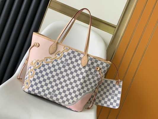 Tahití limitó bolsos calificados de encargo Louis Vuitton Neverfull a cuadros milímetro