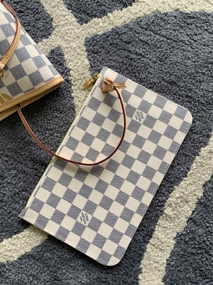 Tahití limitó bolsos calificados de encargo Louis Vuitton Neverfull a cuadros milímetro