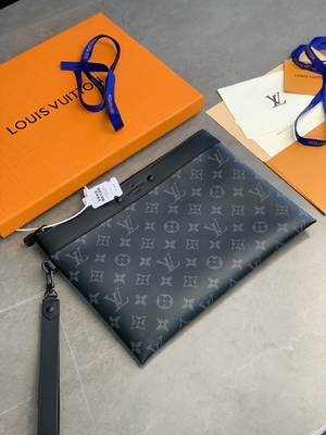 La sombra del monograma cubre a Mini Designer Purses Pochette con cuero para ir Louis Vuitton