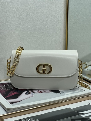 Aduana de cuero blanca del bolso de las señoras Dior Micro Montaigne 30