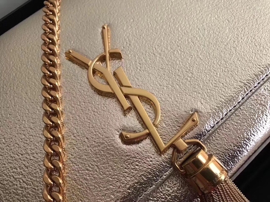 Bolso del Woc de Saint Laurent YVES SAINT LAURENT del poliéster de las correas ajustables con plata del cierre de la cremallera
