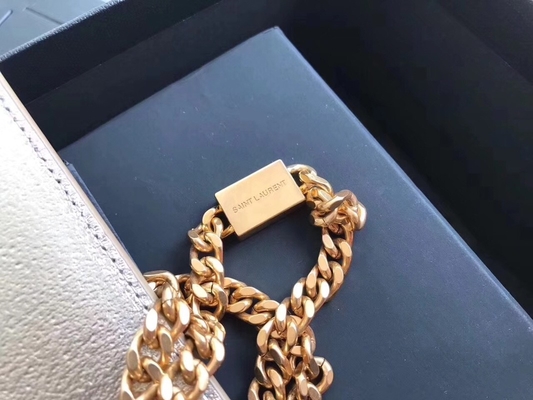 Bolso del Woc de Saint Laurent YVES SAINT LAURENT del poliéster de las correas ajustables con plata del cierre de la cremallera