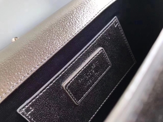 Bolso del Woc de Saint Laurent YVES SAINT LAURENT del poliéster de las correas ajustables con plata del cierre de la cremallera