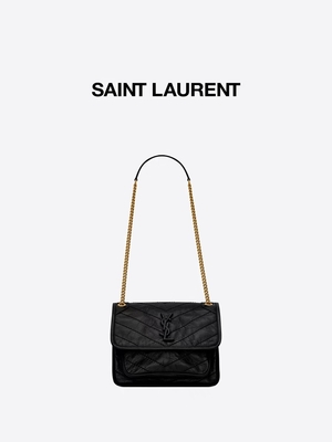 El WOC de cuero de YVES SAINT LAURENT de la manija calificó a NIKI de Bag DND1N 1000 del mensajero