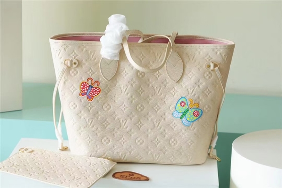 El partido calificó a señoras monograma Empreinte de Neverfull milímetro del bolso con la marquetería de la flor