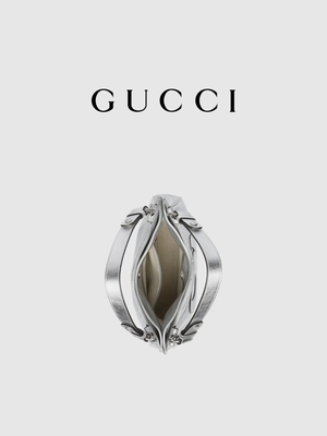 Gucci Blondie pequeño Tote Bag Luxury Silver White calificó a señoras bolso