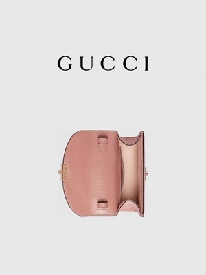 GG calificado lona Mini Shoulder Bag de Bag Ophidia del mensajero del rosa de Gucci