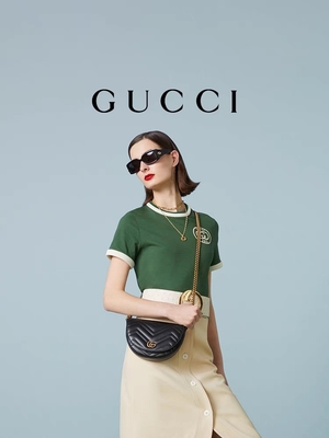 GG calificado de cuero negro Marmont Tote Bag Quilted Matelasse de Bag Chain del mensajero