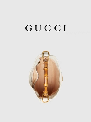 Princesa calificada de cuero blanca Diana Handbag de Gucci del bolso
