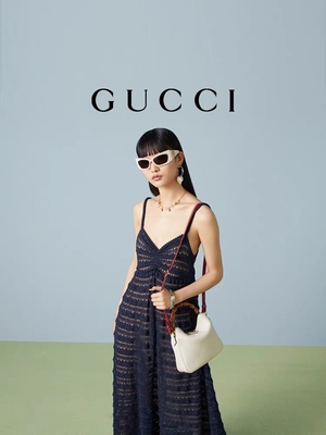 Princesa calificada de cuero blanca Diana Handbag de Gucci del bolso