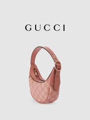 Guarnición de lino del pequeño del rosa de Branded Shoulder Bag Gucci Ophidia del diseñador del GG algodón de la lona