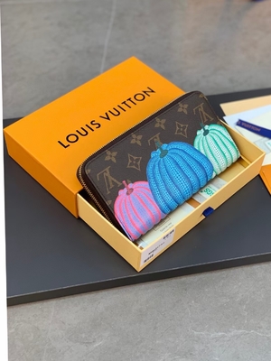Cuero unisex del LV Sarah Monogram Wallet Damier Collaboration de la lona