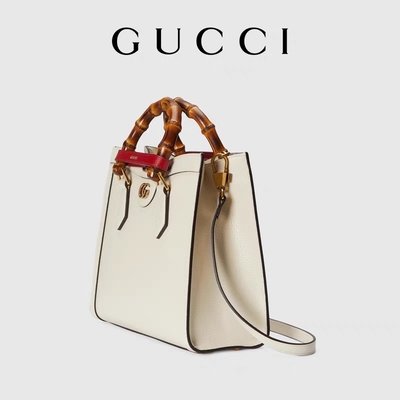 La aduana brillante blanca calificó a princesa Diana Handbag de Gucci de los bolsos