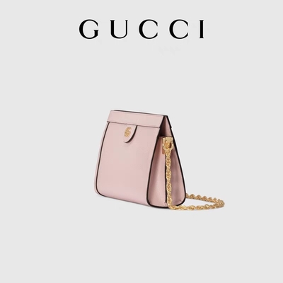 El pequeño bolso del doble del bolso de encargo de G Gucci Ophidia bordó
