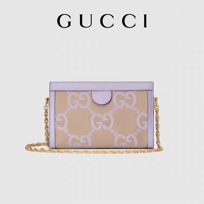 De encargo mediano calificada empaqueta Gucci que entrelaza el WOC el bolso de cadena
