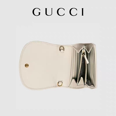 La aduana de cuero blanca calificó bolsos bolso medio de Blondie Gucci