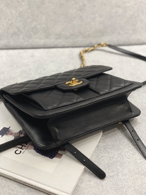 Estilo casual de la calle del bolso de 2023 SS Chanel Woc Zipper Clutch
