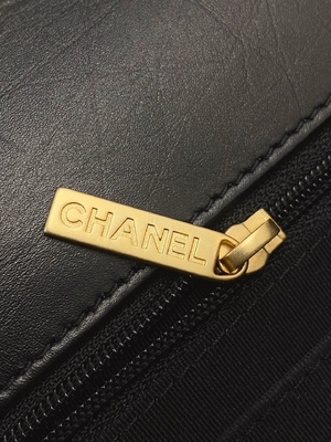 Estilo casual de la calle del bolso de 2023 SS Chanel Woc Zipper Clutch