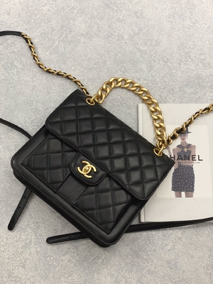 Estilo casual de la calle del bolso de 2023 SS Chanel Woc Zipper Clutch