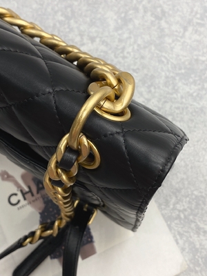 Estilo casual de la calle del bolso de 2023 SS Chanel Woc Zipper Clutch