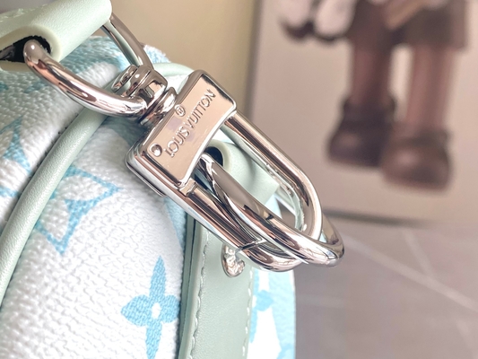 Bolso azul del viaje de Monogram Bag Keepall BandoulièRe 50 del diseñador del LV del negocio