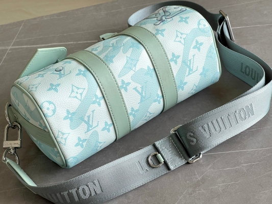 Bolso azul del viaje de Monogram Bag Keepall BandoulièRe 50 del diseñador del LV del negocio