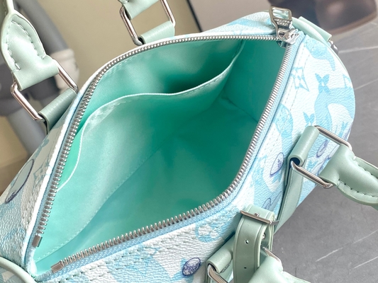 Bolso azul del viaje de Monogram Bag Keepall BandoulièRe 50 del diseñador del LV del negocio