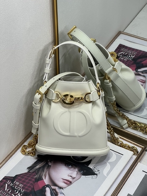 CD grabado en relieve Christian Dior Sport Bag Calfskin de C'est Dior Bag Gold Saddle
