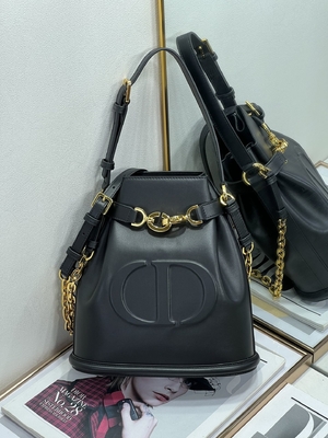 CD grabado en relieve Christian Dior Sport Bag Calfskin de C'est Dior Bag Gold Saddle