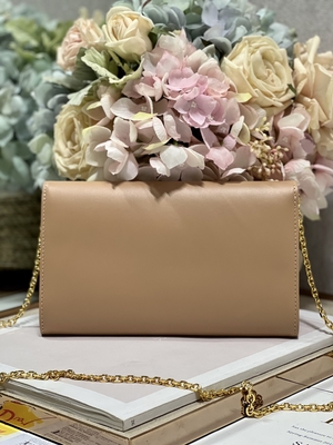 El té de la leche colorea el bolso de cadena de Mini Sling Bag Branded Gucci Soho