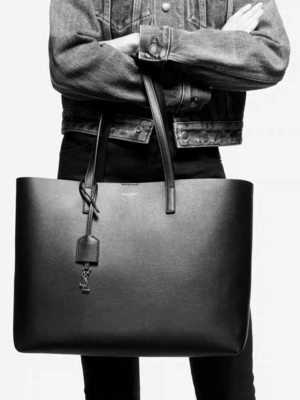 ODM calificado de cuero suave del ST Laurent Shoppers Cross Section del bolso