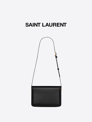 Señoras calificadas cruz de YVES SAINT LAURENT St Laurent del bolso - cuerpo para las compras del negocio