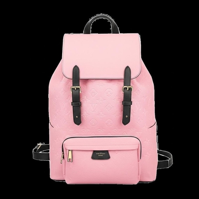 Negro rosado de Brand Backpack Louis Vuitton Monogram Montsouris Backpack del diseñador del LV